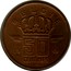 Belgium 50 Centimes 1953 KM# 149.2 Decimal Coinage BELGIE 19 50 CENTIMES 53 coin reverse