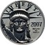 USA 50 Dollars American Eagle 2007 W Reverse Proof LIBERTY 2007 JM IN GOD WE TRUST E PLURIBUS UNUM coin obverse