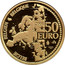 Belgium 50 Euro 70th Birthday of Albert II 2004 Proof KM# 250 BELGIE BELGIEN BELGIQUE 2004 50 EURO Q P LL coin obverse