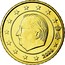 Belgium 50 Euro Cent Albert II - 1st map - 1st type - 1st portrait 2006 Proof KM# 229 A II 2002 coin obverse