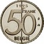 Belgium 50 Francs Albert II 1995 Sets only KM# 194 1995 50 FRANK BELGIË coin reverse