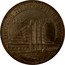 Belgium 50 Francs Brussels Exposition and Railway Centennial 1935 KM# 106.1 CENTENAIRE DES CHEMINS DE FER BELGES 1835 - 1935 coin reverse