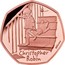 UK 50 Pence Christopher Robin 2020 Proof CHRISTOPHER ROBIN ©DISNEY coin reverse
