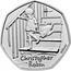 UK 50 Pence Christopher Robin and Teddy Bear 2020 Brilliant Uncirculated (BU) CHRISTOPHER ROBIN ©DISNEY coin reverse