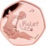 UK 50 Pence Piglet 2020 Proof PIGLET ©DISNEY coin reverse