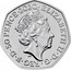 UK 50 Pence Winnie the Pooh (Colored) 2020 Brilliant Uncirculated (BU) ELIZABETH II D G REG F D 50 PENCE 2020 J.C coin obverse