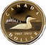 Canada Dollar 25th Anniversary of the Loon dollar 2012 Proof set, double date CANADA 1987-2012 DOLLAR coin reverse