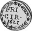 Belgium Duit 1621 KM# 22 Country Standart Coinage FRI CIR 1621 coin reverse