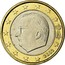 Belgium Euro Albert II - 1st map - 1st type - 1st portrait 2002 Proof KM# 230 A II 1999 coin obverse