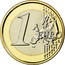 Belgium Euro Albert II - 2nd map - 2nd type - 2nd portrait 2008 KM# 280 1 EURO LL coin reverse