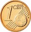 Belgium Euro Cent Albert II - 2nd type - 2nd portrait 2008 KM# 274 1 EURO CENT LL coin reverse