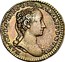 Belgium Liard 1 Liard Maria Theresia 1744 (h) KM# 1 MAR TH D G HUNG BOH R AR AUS D BURG coin obverse