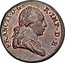 Belgium Liard 1793 (b) KM# 56 Standart Coinage FRANC II D G R IMP D B coin obverse