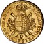 Belgium Souverain D'or Maria Theresia 1761 (b) R KM# 24 ARCH AUST DUX BURG BRAB C FL 1761 coin reverse