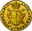 Belgium Souverain D'or Maria Theresia 1749 (h) R KM# 11 ARCH AUS DUX BURG BRAB C FL 1749 coin reverse