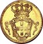 Portugal 1/2 Escudo (800 Reis) 1723 KM# 218.1 Kingdom Milled coinage coin reverse