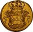 Portugal 1/2 Escudo (800 Reis) Joao V 1724 KM# 218.2 coin reverse