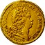 Portugal 1/2 Escudo (800 Reis) 1725 KM# 218.3 Kingdom Milled coinage IOANNES V D G PORT ET ALG REX 1723 coin obverse