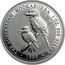 Australia 1 Dollar (Australian Kookaburra) KM# 399 THE AUSTRALIAN KOOKABURRA 1 OZ. 999 SILVER 1999 coin reverse