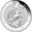 Australia 1 Dollar Kookaburra. ANDA Brisbane Cooktown Orchid Privy mark 2020 P ELIZABETH II AUSTRALIA 1 DOLLAR coin obverse