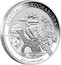 Australia 1 Dollar Kookaburra. ANDA Square Penny Privy mark 2019 P AUSTRALIAN KOOKABURRA 2019 1 OZ 9999 SILVER coin reverse