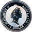 Australia 1 Dollar Kookaburra. Ireland Privy Mark 1998 KM# 362.3 ELIZABETH II AUSTRALIA 1 DOLLAR coin obverse