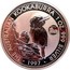 Australia 1 Dollar Kookaburra. Italy Privy Mark 1997 KM# 318.6 THE AUSTRALIAN KOOKABURRA 1 OZ. 999 SILVER 1997 coin reverse