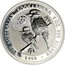 Australia 1 Dollar Kookaburra. Privy 1 German Mark 1999 KM# 399.5 THE AUSTRALIAN KOOKABURRA 1 OZ. 999 SILVER 1999 coin reverse