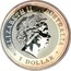 Australia 1 Dollar Kookaburra. Privy 1 Netherlander Gulden 1999 KM# 399.9 ELIZABETH II AUSTRALIA RDM 1 DOLLAR coin obverse