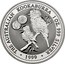 Australia 1 Dollar Kookaburra. Privy 100 Spanish Pesetas 1999 KM# 399.12 THE AUSTRALIAN KOOKABURRA 1 OZ. 999 SILVER 1999 coin reverse