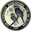 Australia 1 Dollar Kookaburra. Privy 20 Austrian Schillings 1999 KM# 399.10 THE AUSTRALIAN KOOKABURRA 1 OZ. 999 SILVER 1999 coin reverse