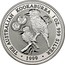 Australia 1 Dollar Kookaburra. Privy 50 Luxemburg Francs 1999 KM# 399.8 THE AUSTRALIAN KOOKABURRA 1 OZ. 999 SILVER 1999 coin reverse