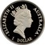 Australia 1 Dollar Kookaburra. Sydney Opera House Privy Mark 1993 KM# 212 ELIZABETH II AUSTRALIA 1 DOLLAR coin obverse