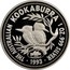 Australia 1 Dollar Kookaburra. Sydney Opera House Privy Mark 1993 KM# 212 THE AUSTRALIAN KOOKABURRA 1 OZ. 999 SILVER 1993 coin reverse