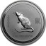 Australia 1 Dollar Lunar Year of the Mouse 2007 KM# 1056a 1 OZ 999 SILVER 2008 coin reverse