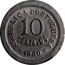 Portugal 10 Centavos 10 Centavos 1920 KM# 570 REPUBLICA PORTUGUESA 1921 10 CENTAVOS coin obverse