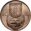 Portugal 10 Escudos 1954 KM# 586 Republic 10 ESC coin reverse