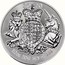 UK 10 Pounds Royal Arms 2020 Bullion 20 20 HONI SOIT QUI MAL Y PENSE DIEU ET MON DROIT 10 OZ FINE SILVER 999 coin reverse