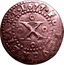 Portugal 10 Reis (1/2 Vinten) Pedro Prince Regent 1677 KM# 99 PORTVGALIA.ET. coin reverse