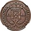 Portugal 10 Reis 10 Reis Jose I 1750 KM# 2 II IOSEPHUS I D G PORT ET ALG REX X coin reverse