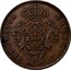 Portugal 10 Reis 1843 KM# 11 Portuguese Administration Provincial coinage MARIA II DEI GRATIA coin obverse