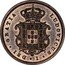 Portugal 10 Reis Luiz I 1874 KM# 514 LUDOVICUS I DEI GRATIA coin obverse