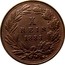 Portugal 10 Reis 1883 KM# 526 Kingdom Decimal coinage X REIS 1883 coin reverse