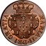 Portugal 10 Reis Maria II in Exile 1830 KM# 6 MARIA II DEI GRATIA coin obverse