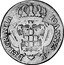 Portugal 10 Reis (X) 1727 KM# 217 Kingdom Milled coinage IOANNES V DEI GRATIA coin obverse