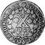 Portugal 10 Reis (X) 1727 KM# 217 Kingdom Milled coinage PORTUGALIÆ ET ALGARBIORUM REX X 1724 coin reverse
