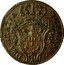 Portugal 10 Reis Joao Prince Regent 1800 KM# 327 JOANNES DEI GRATIA coin obverse