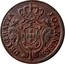Portugal 10 Reis (X) Maria I 1813 KM# 348 JOANNES DEI GRATIA coin obverse