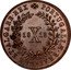 Portugal 10 Reis (X) 1818 KM# 356 Kingdom Milled coinage PORTUGALIAE E BRASILIAE ET ALGARB REX X 1824 coin reverse