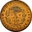 Portugal 10 Reis (X) 1833 KM# 399 Kingdom Milled coinage PORTUGALIAE ET ALGARBIORUM REGINA X 1833 coin reverse